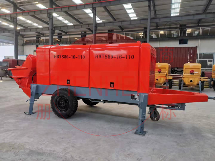 High Maintainability Cement Pump Truck , User Friendly Concrete Pump Trailer