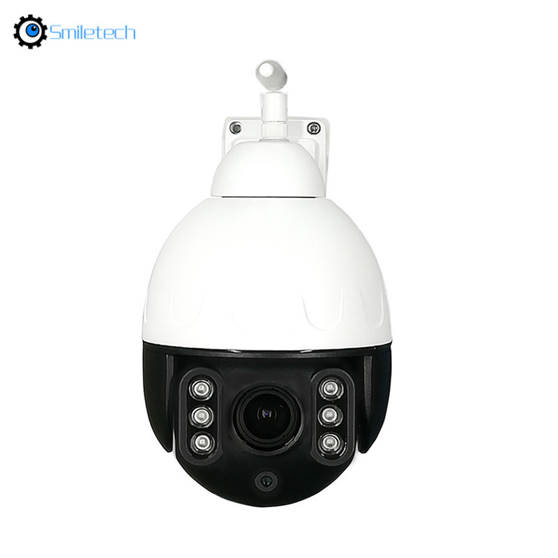 Mini 5MP 5X zoom IR WIFI PTZ two way audio AI motion detection waterproof IP66 IR network 2MP outdoor speed dome camera