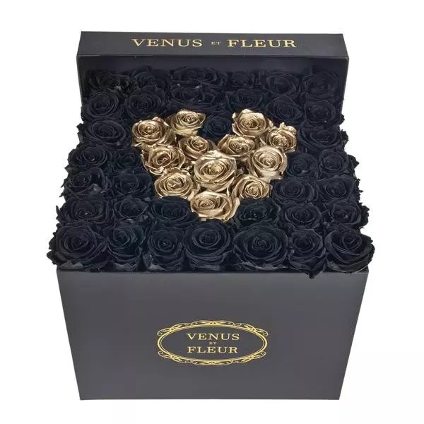 Factory Paper hat flower box customize square flower box for flower packaging