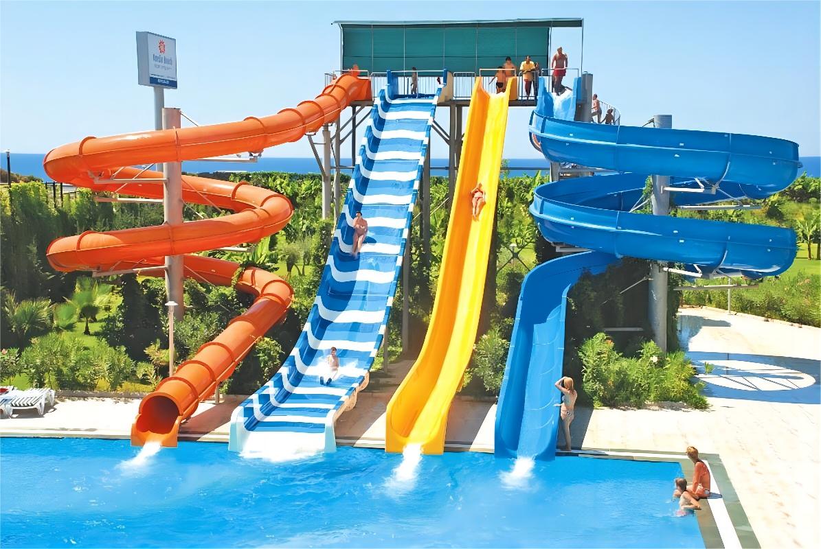 OEM Outdoor Multi Fiberglass Slide Set for Water Amusement Park Playground