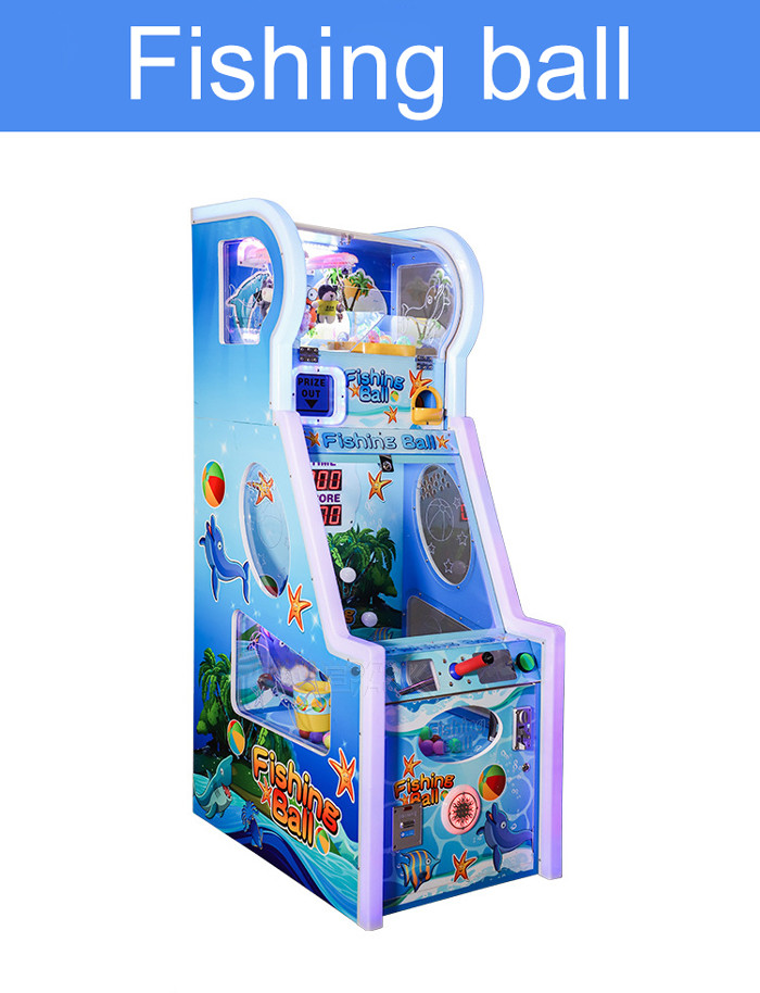 280W Coin Operated Lottery Game Machine Kids Catching Ball Machine