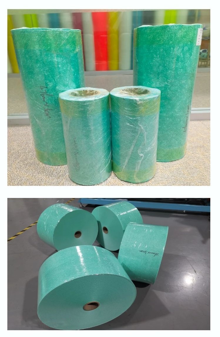 Green H13 Melt Blown Filter Fabric Polypropylene Melt Blown Non Woven Fabric