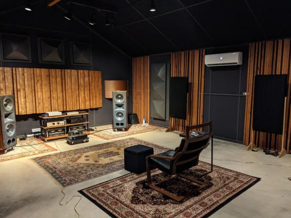 HIFI Studio Room Customized Wooden Slot Acoustic Wall Panels Sound Absorption