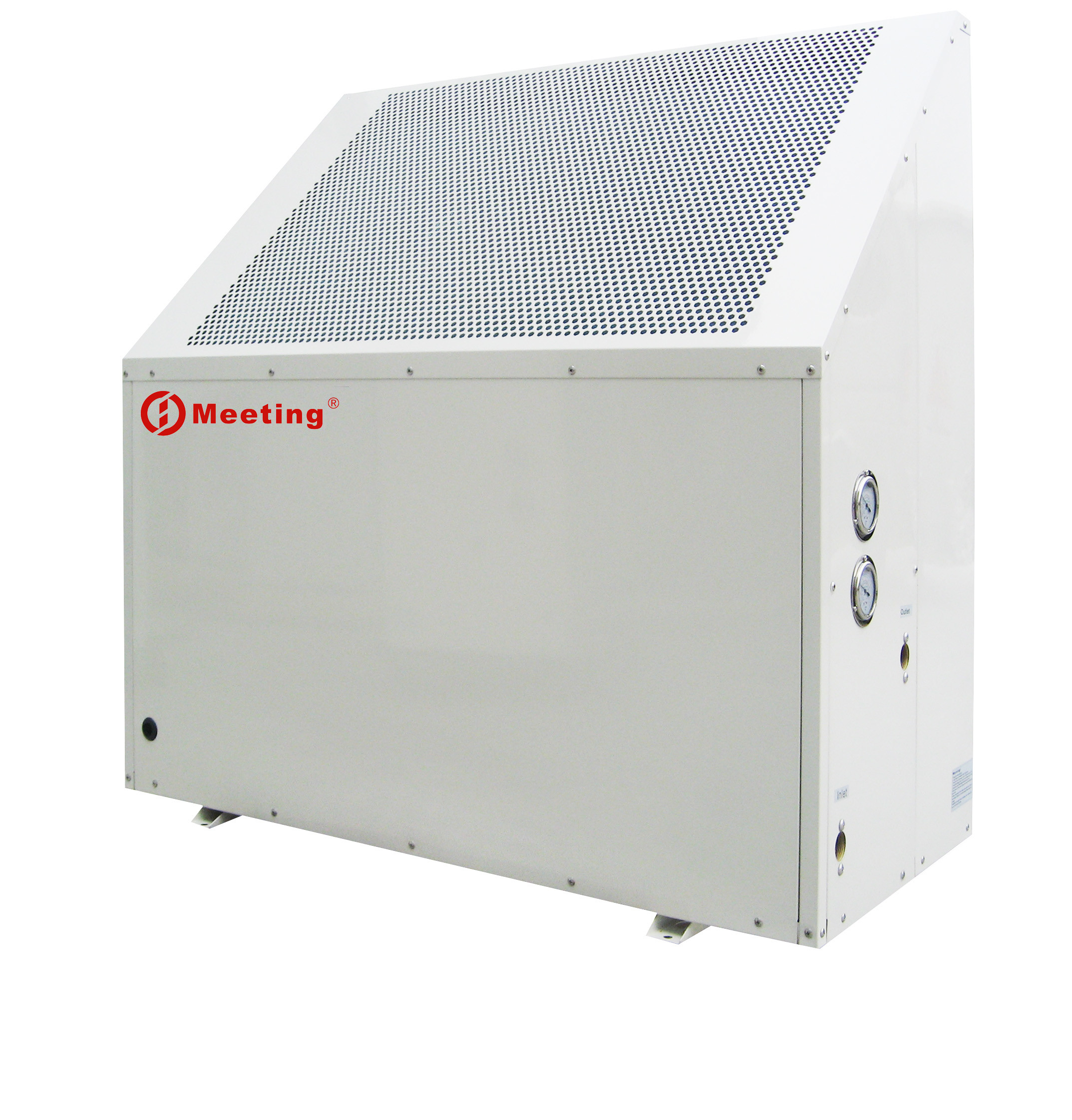 MDN30D EVI Scroll Compressor Low Noise Air Source Heat Pump Water Heater 12KW EVI Air To Water Heat Pump