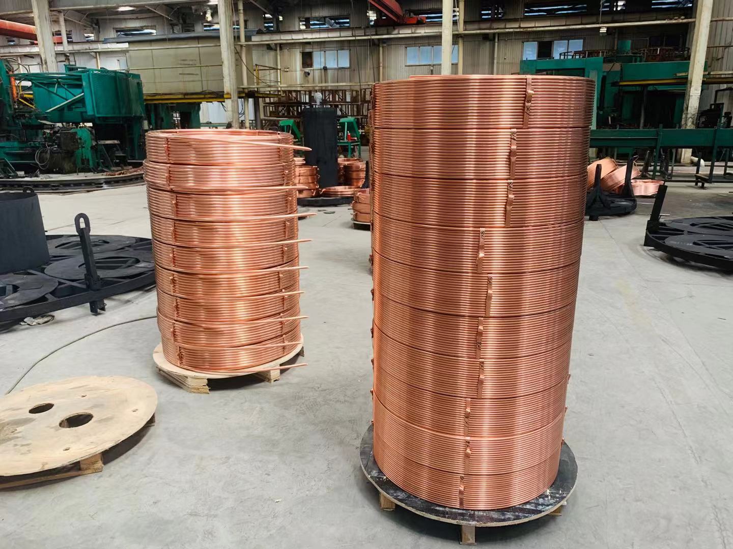 99.99% Cu c12200 copper tube Bright Straight Copper Pipes For AC