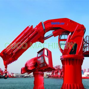  5T CCS Telescopic Knuckle Boom Offshore Pedestal Cranes Manufactures