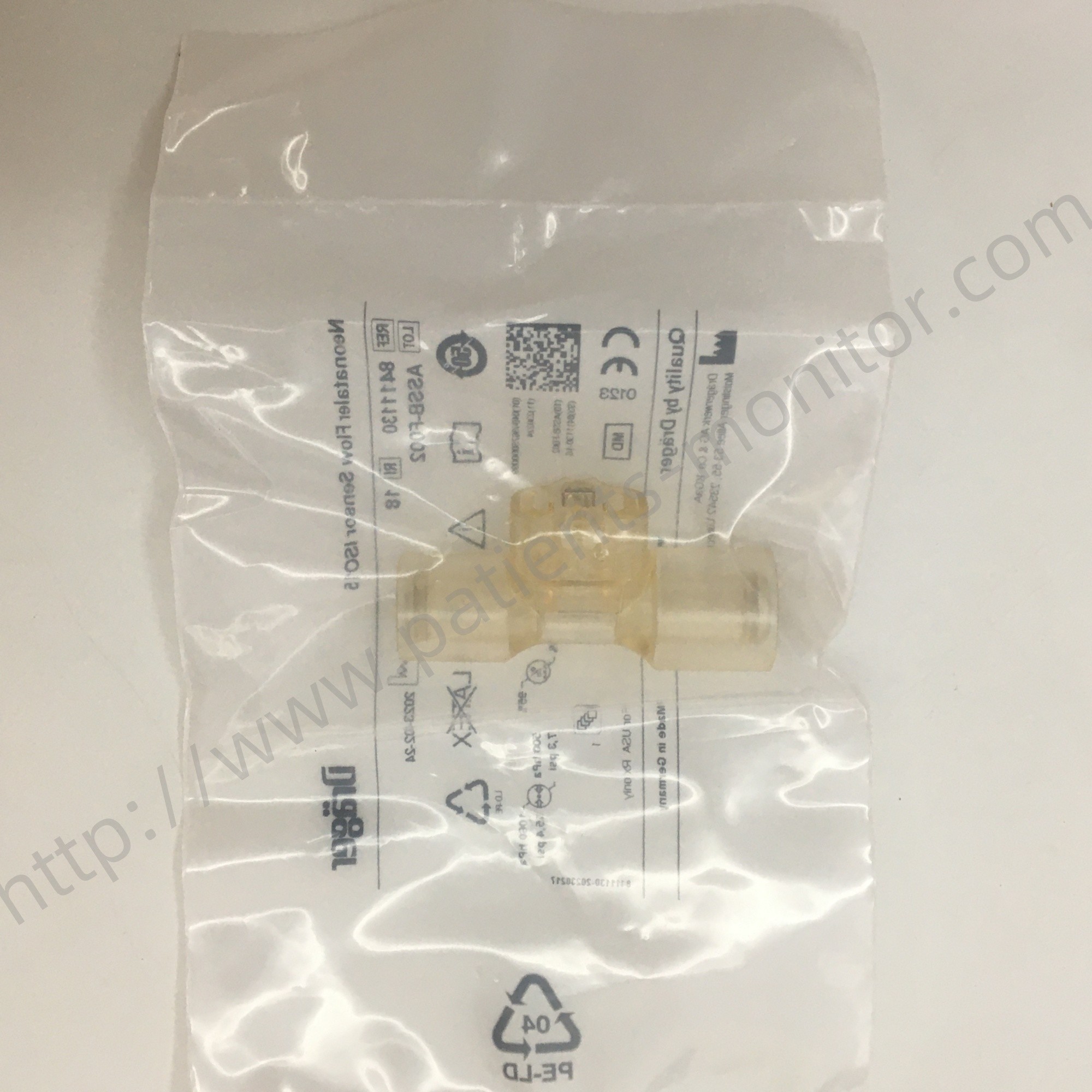 Drager Neonataler ISO15 Flow Sensor 8411130 Reusable For Babylog 8000 Plus Medical Device Accessories