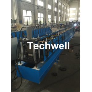 Steel Structure Racking Roll Forming Machine For Shelf Rack Beam With Hydraulic