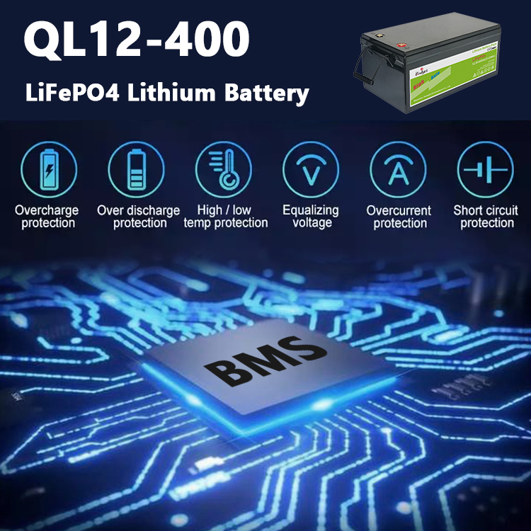 6000 Cycles 12v Lifepo4 Battery 400ah Lithium Ion Battery Travel Caravan Battery