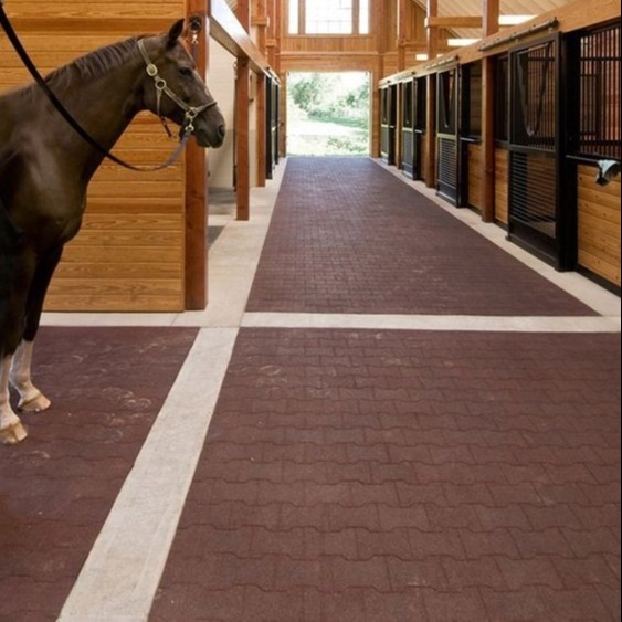 High Durability Rubber Flooring Pad Samples For Slip Resistant Floors