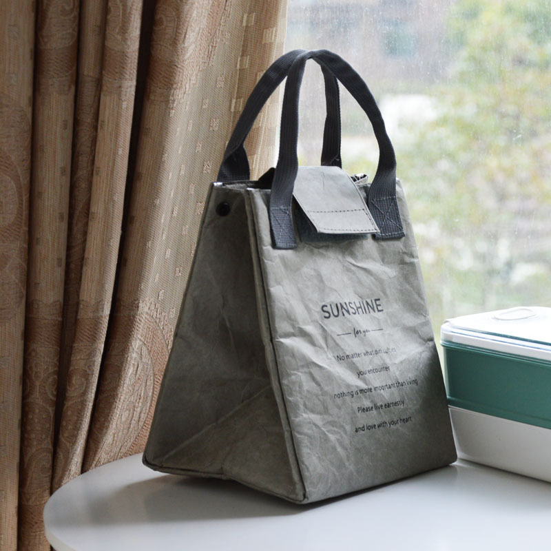 Dupont Paper Insulated Tote Lunch Bag Refrigerated Waterproof Lunch Containers