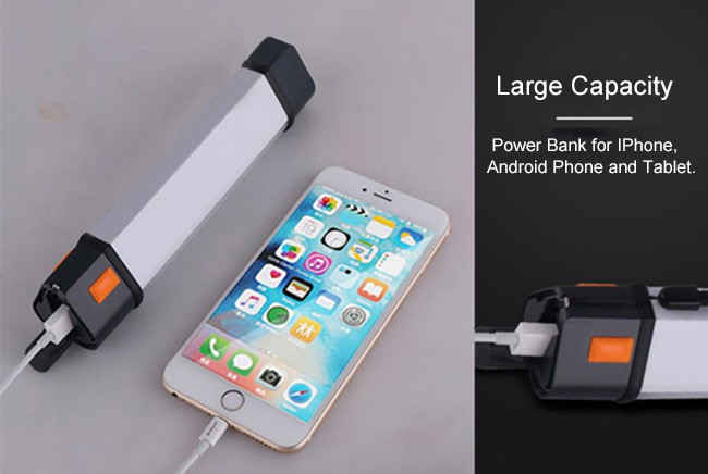 Multifunctional Emergency Led Tube Light 10W 450Lm 6.5h Charging Time