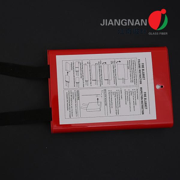 100% Fiberglass Cloth Or Silicone Coating Fire Resistant Blanket For Emergency