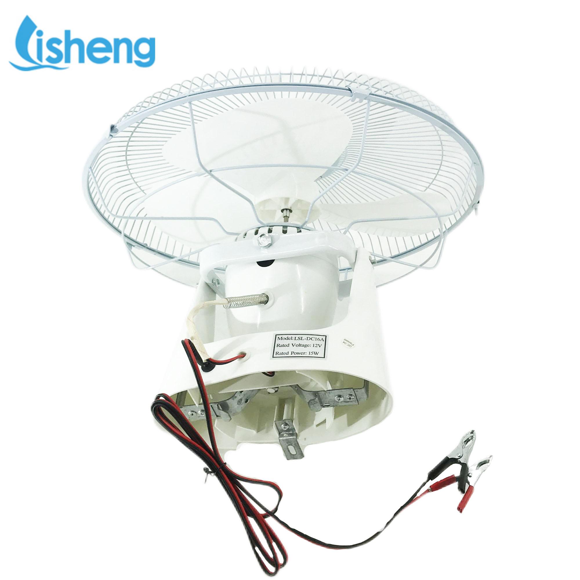 Professional Solar 16 Inch Ac / Dc Ceiling Air Cooler Orbit Fan With Adapter