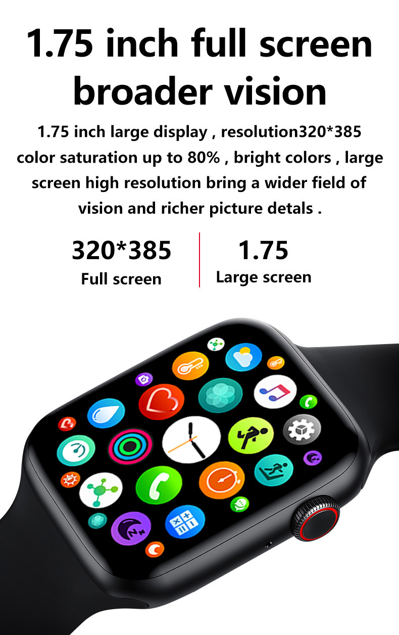 T500+ Plus Weather Forecast Series 6 Smartwatch Bluetooth Call