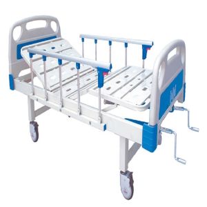 China Two Functions Clinic Nursing Patient Adjustable Manual Hospital Bed on sale