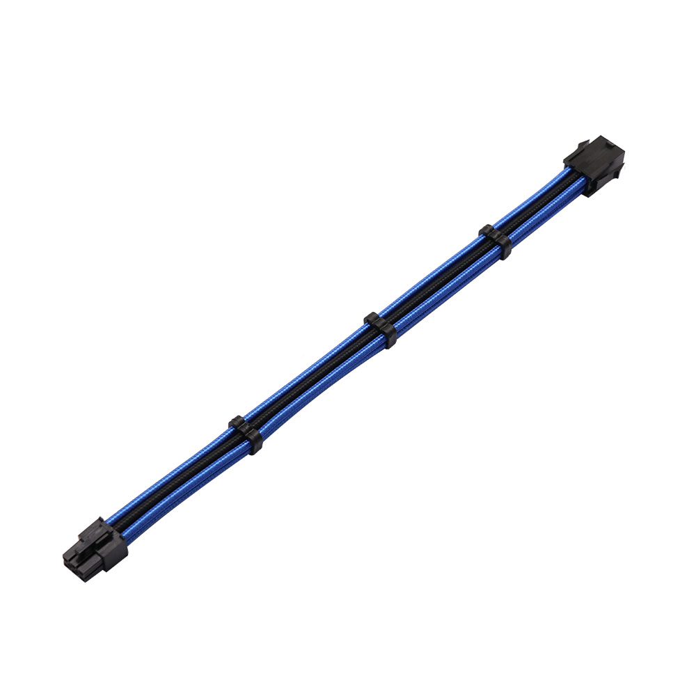 Sleeved Extension Power Supply Cable ATX Sleeved Cable Extension black blue Computer Cable
