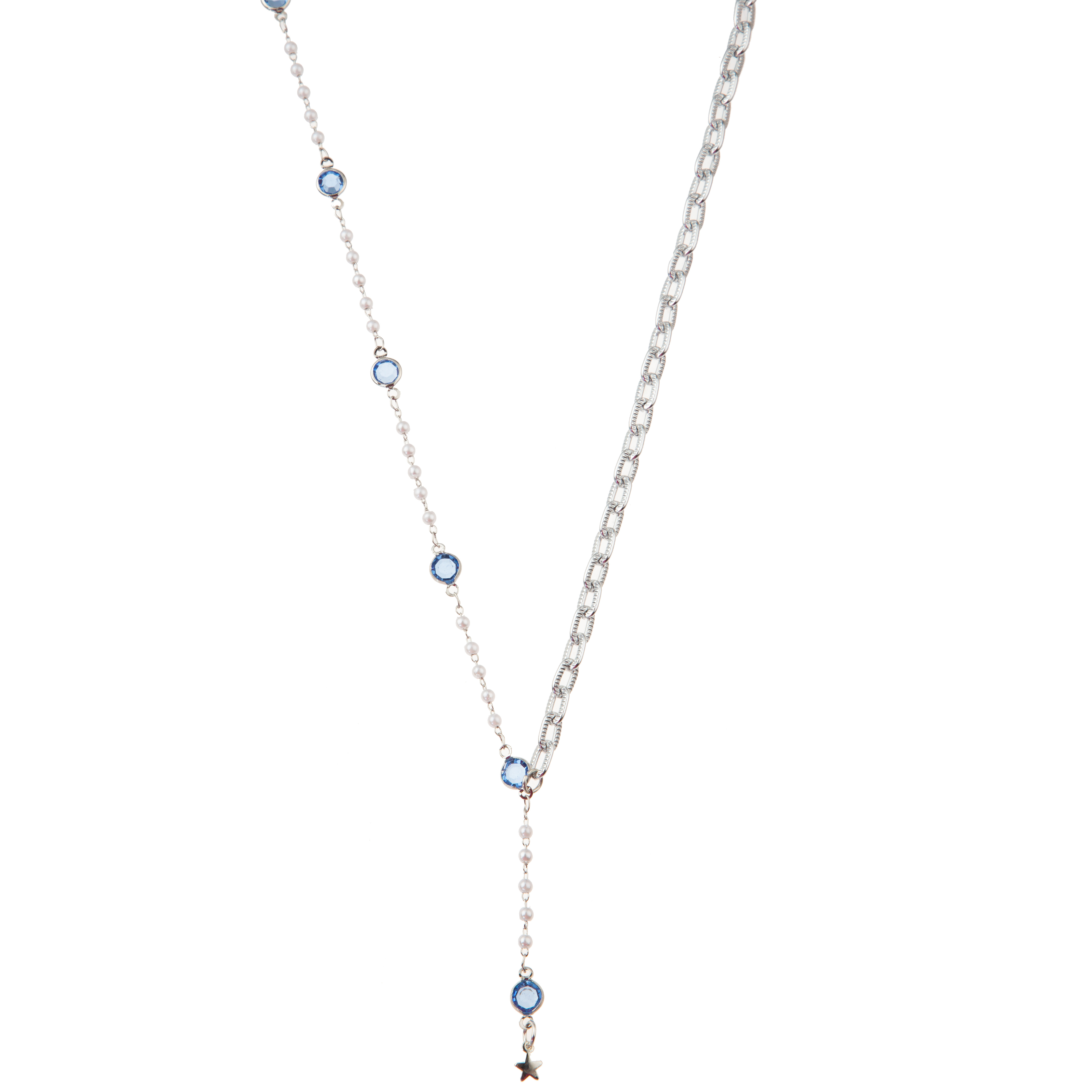 Multicolor Beaded 14K Gold-Plated Chain Link Gemstone/Pearl/Turquoise Pendant Necklace