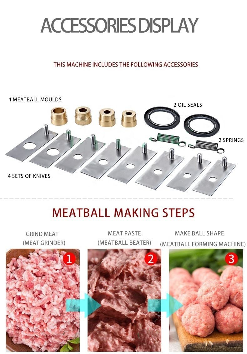 Factory Outlet high speed chicken fish beef meatball machine commercial meatball making machine