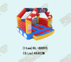 Children Playground Peppa Pig Theme Inflatable jumping Castle