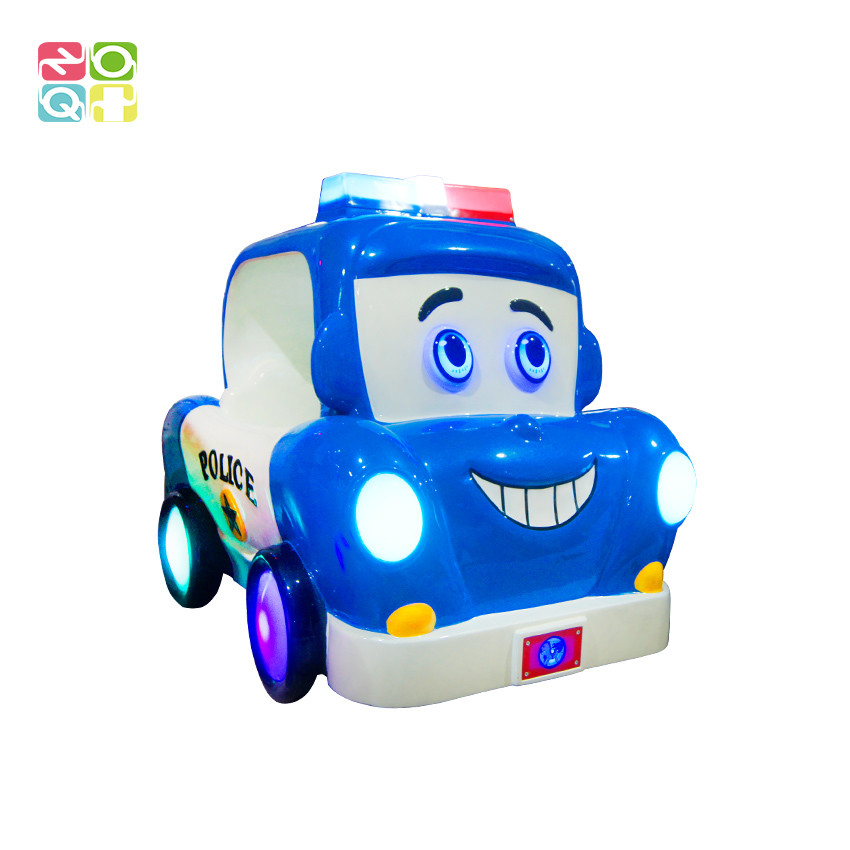Commercial Police Car Coin Operated Rides With 20 Inch Lcd Screen