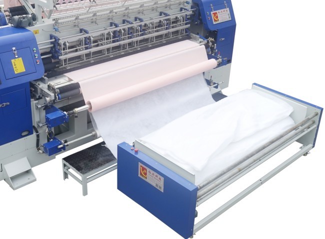 64" 96" 128" Automatic Wadding Feeding Machine With Quilting Machine