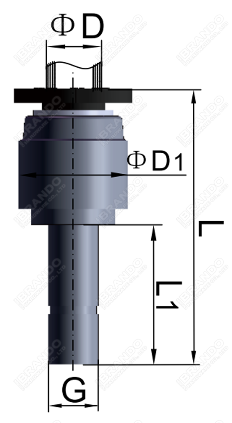 PGJ Plug-In Reducer Straight Pneumatic Hose Fittings Automatic