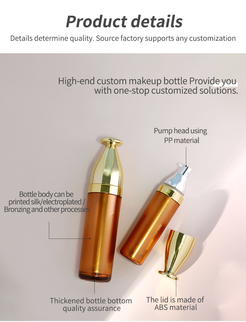 Skin Care Serum Luxury Cosmetic Bottles 30ml 50ml 100ml 110ml Face Cream Jar for Packaging
