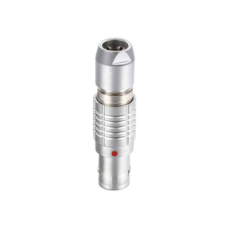 EXG.1B.304 M12 Quick Lock Connector 90 Degree 4 Pin Circular Connector IP50