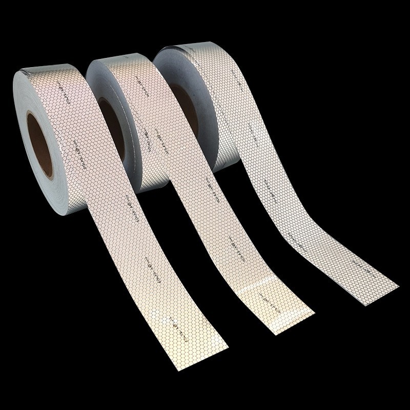 High Visibility Approved Solas Marine Reflective Tape Roll White For Lifeboat