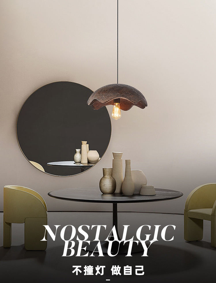 Nordic Restaurant Wabi Sabi LED Chandeliers Designer Home Decoration Pendant Lights（WH-VP-177)