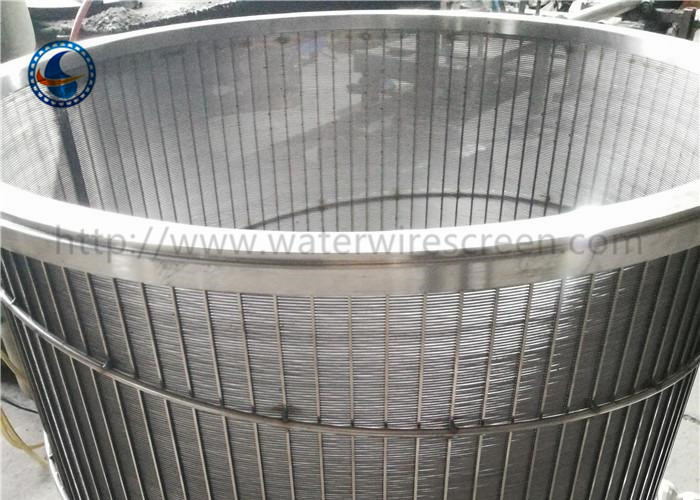 304 Stainless Steel Tube Well Water Filter Johnson V Wire Screen For Water Treatment