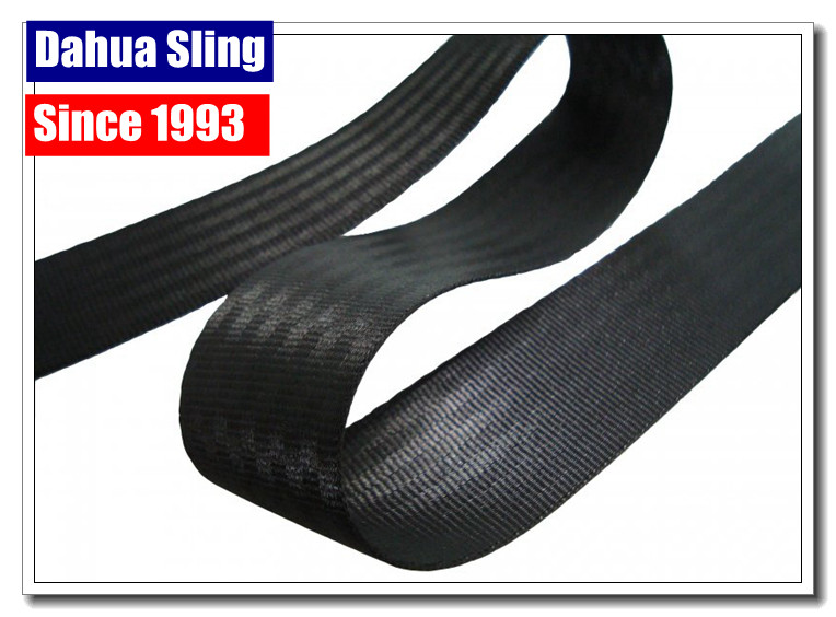 Lightweight Polyester Sling Webbing Roll , Blue Bulk Strap Webbing Multifunctional