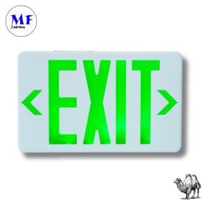 Emergency Exit Sign Lights IP43 Certified 3W LED 2h Backup Waterproof Fire