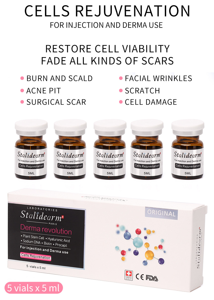 Cells Rejuvenation Serum Anti-Aging essence injection use serum set 5pcs/set Supports Skin Hydration & Firmness