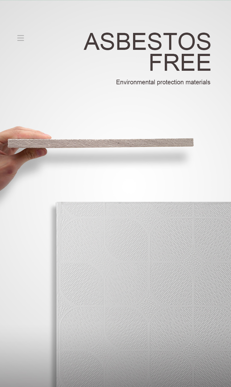 Square Edge Plastic PVC Gypsum Ceiling , Soundproof PVC Laminated Ceiling Tiles