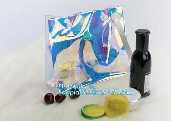 PVC makeup Bag Pouches Tote Clear Transparent Cosmetic Travel Bag For Sale,