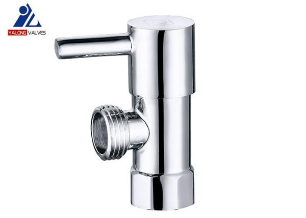 Polish Finished ISO 228 Angle Valve Toilet BS 2779 Threaded Angle Stop Quick
