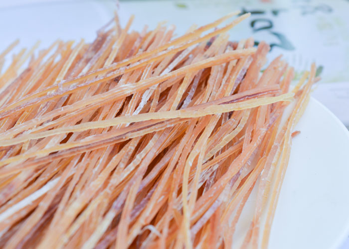 Sliver Seasoned Squid Wing Fin Strip Korean Market Healty Food
