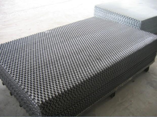 hot dipped galvanised low carbon steel expanded plate mesh