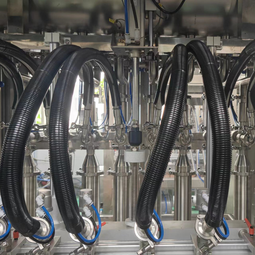 Npack Full Auto Chemical Product Shower Gel Bottle Filling Packaging Machine