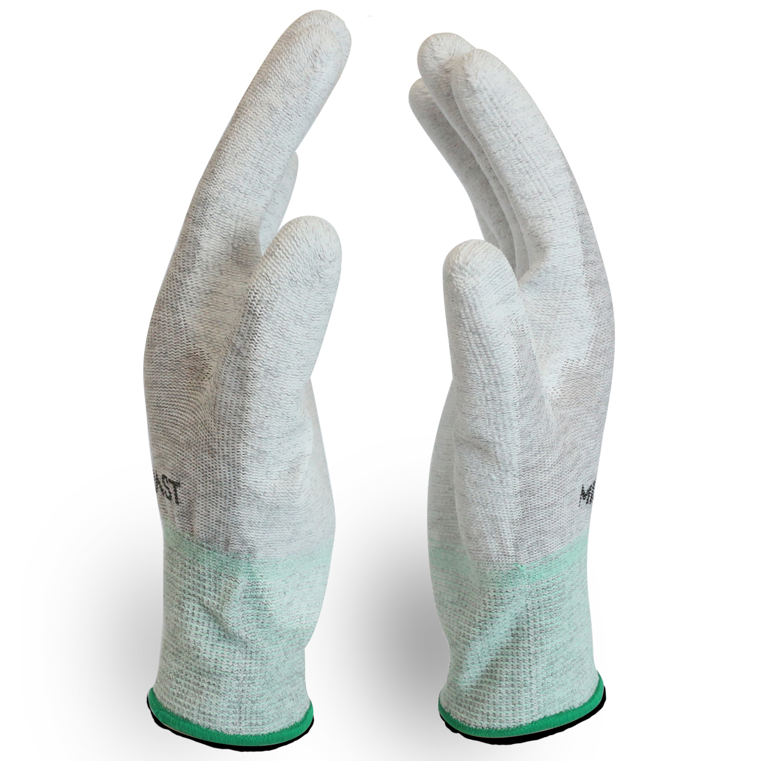 10e6 Ohm Carbon Fiber Electrostatic Discharge ESD Dotted Safe Gloves