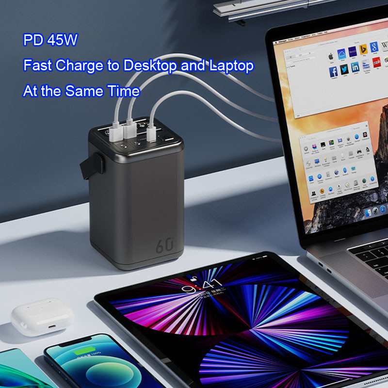 Camping Portable Power Charger Station 60W 60000Mah Over discharge protection