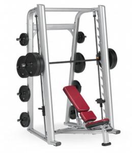 China Comprehensive Trainer Fitness Smith Machine Squat Rack Gym Row Machine on sale
