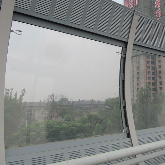 92% Light Transmission Cast Clear Acrylic Sheet Sound Noise Barrier