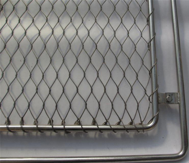 Stainless Steel Wire Rope Mesh x tend mesh AISI 316L zoo mesh