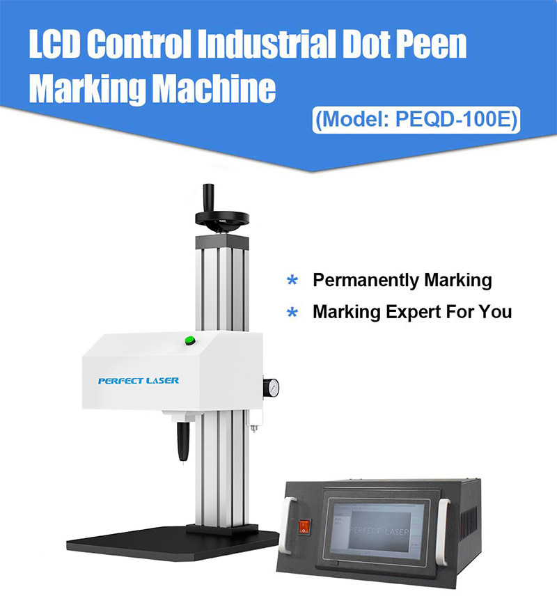 Handheld Dot Peen Marking Machine For Metal Aluminum Carbon Steel Stainless Steel Parts