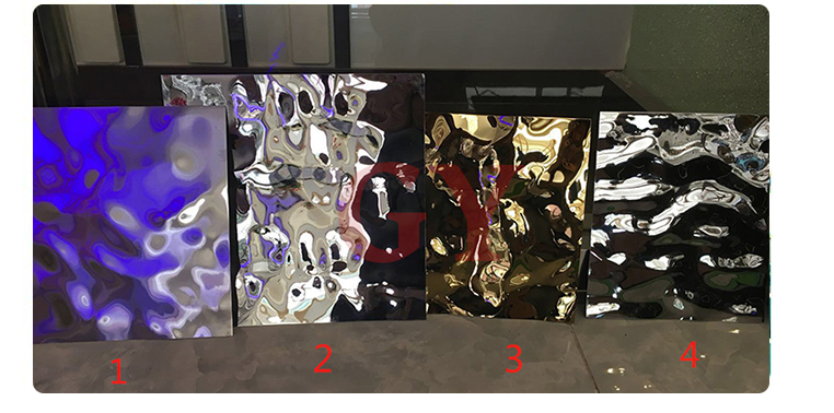 Cold Rolled Embossed Stainless Steel Sheet Panels 2B Finish Customized