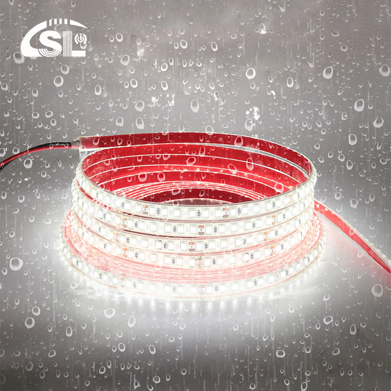 Waterproof IP65 2835 LED Strip 3000K 4500K 6500K Lights 115lm/w Working Time 50000 Hours