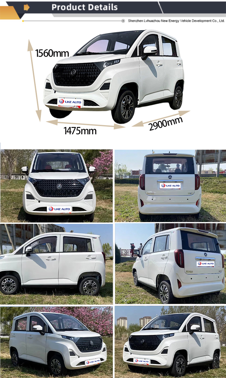 Four-Wheel Electric Low-Speed Commuting Vehicle with Left Steering and Lithium Ion Battery
